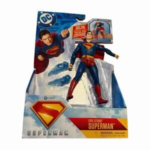 DC Epic Strike Superman Action Figure with Cape & Accessories 2022